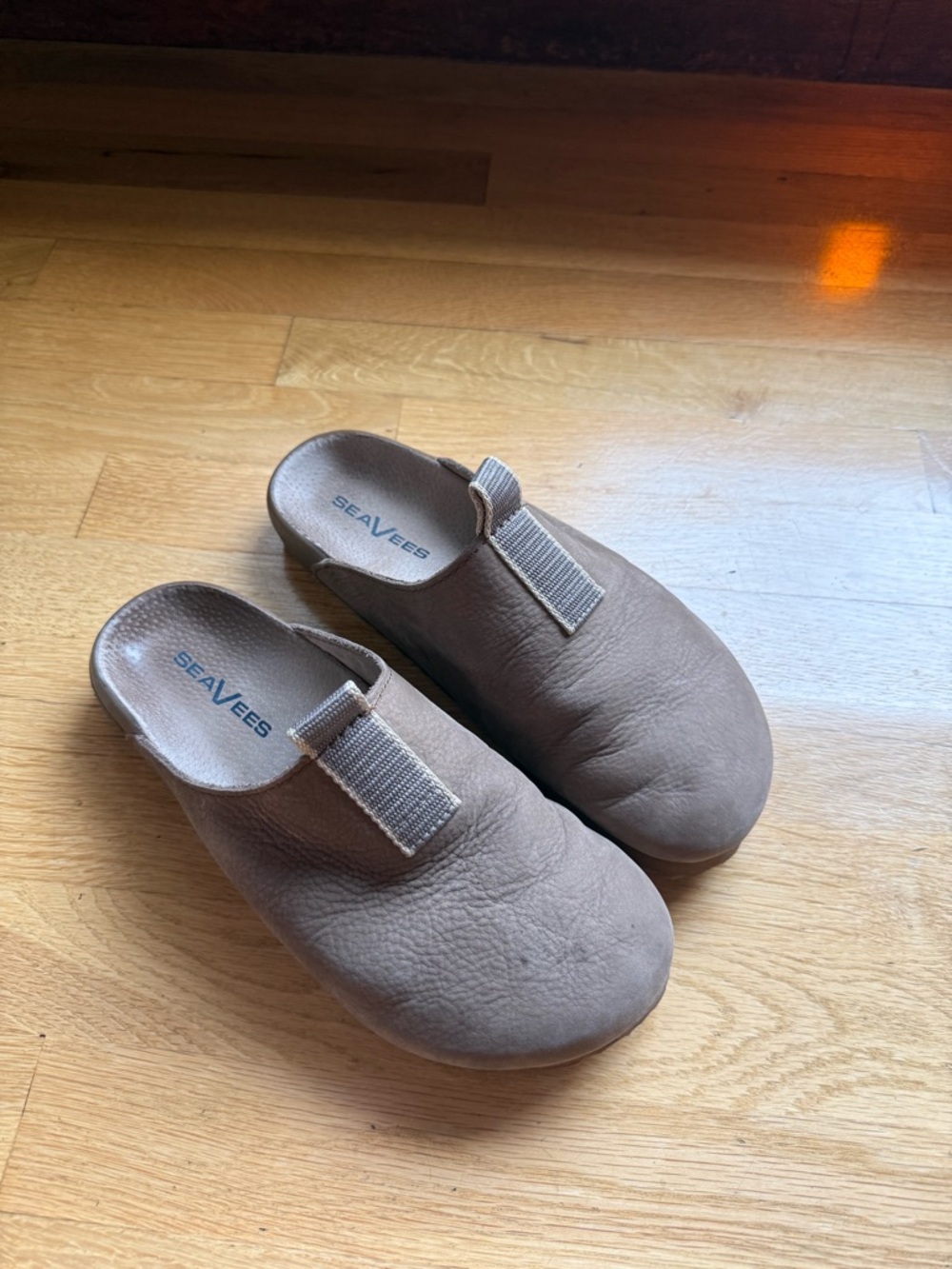 SeaVees Taupe Slip-On Clog